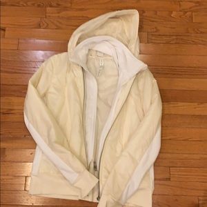 Lululemon rain jacket with removable fleece vest